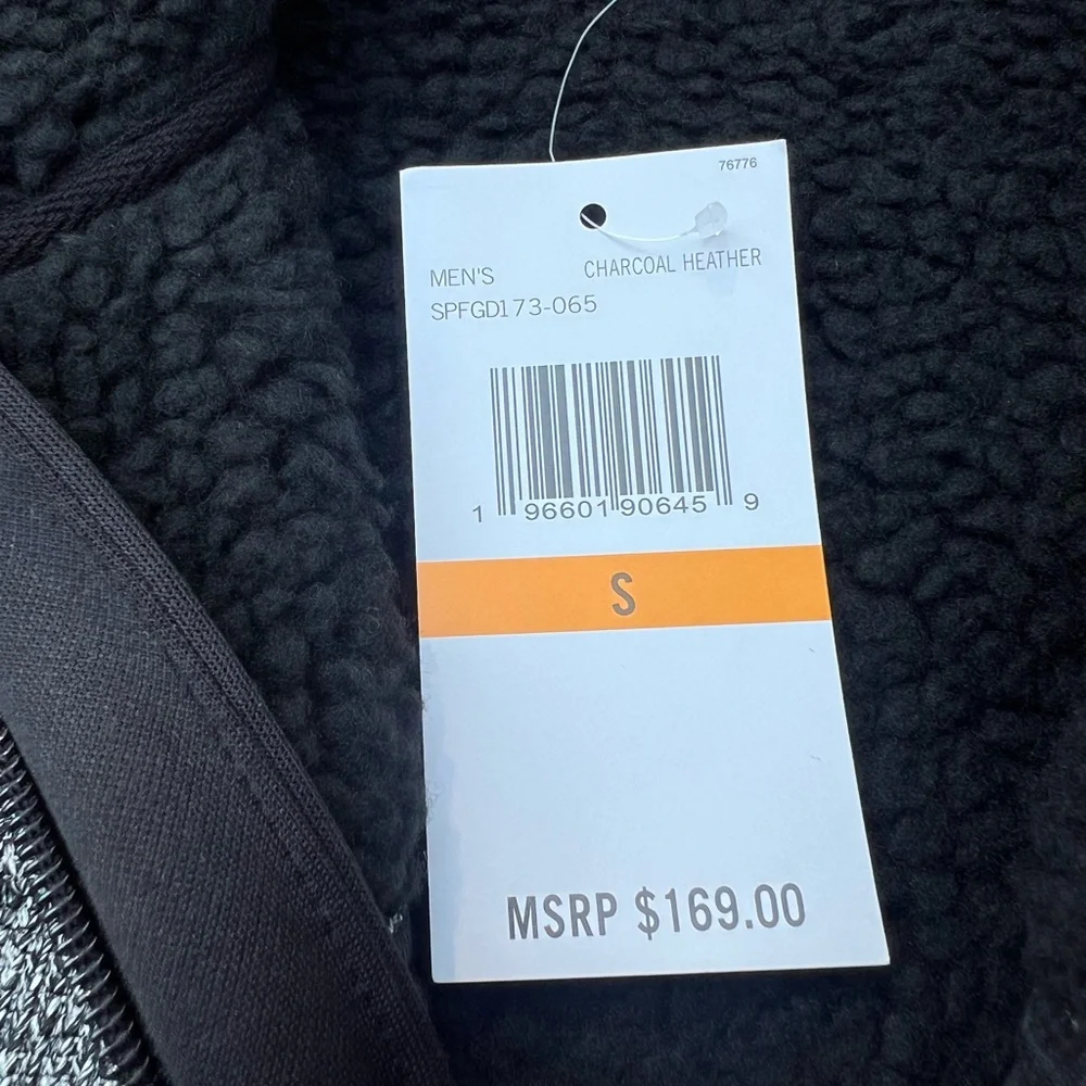 NEW Spyder Men’s Gray Lightweight fully lined Jacket. Chest pocket/side pockets. - Picture 5 of 10